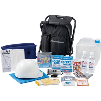 イス型リュック防災22点セット 岸田産業