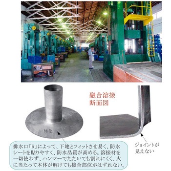 鉛ドレン タテ型 孫悟空ドレン