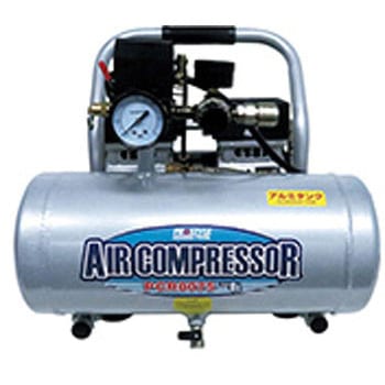 静音オイルレスエアーコンプレッサー アルミタンク仕様 8L フローバル