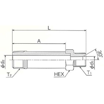 SR09L(異径)ロングアダプター 清水製作所(継手)