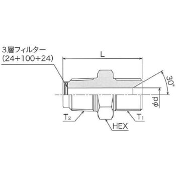 SR09MF(フィルター付き)アダプター 清水製作所[継手]