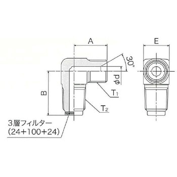 SR34MF(フィルター付き)アダプター 清水製作所[継手]
