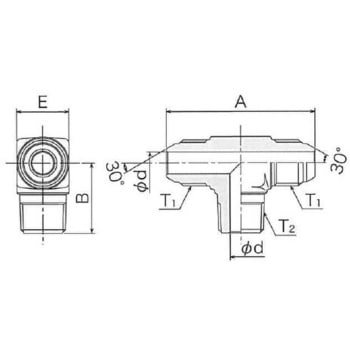 T-G2-G2-R T型アダプター 清水製作所(継手)