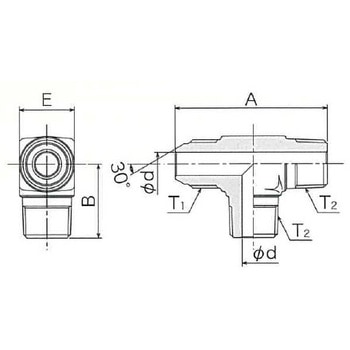 T-G2-R-R T型アダプター 清水製作所(継手)