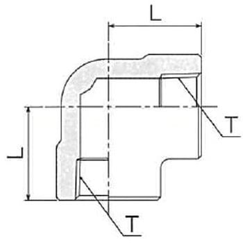 90°エルボ SNLアダプター - 清水製作所[継手]