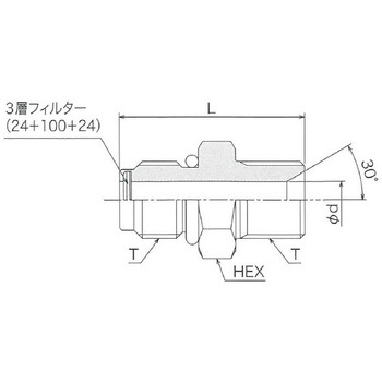 SSO09MF(フィルター付き)アダプター 清水製作所(継手)