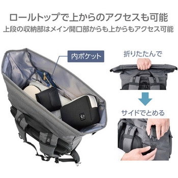 ハクバ プラスシェル シティ ロールトップバックパック26 G05 カメラバッグ ハクバ写真産業