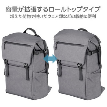 ハクバ プラスシェル シティ ロールトップバックパック18 G05 カメラバッグ ハクバ写真産業