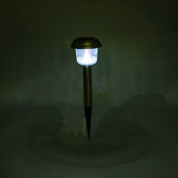 ガーデンライト ステンレス製 ソーラー式 LED 1個 モノタロウ 【通販