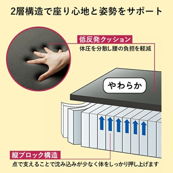 腰にやさしい床坐クッション メイダイ