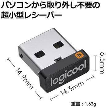 RC24-UFPC ロジクール USB Unifying レシーバー 1個 ロジクール 【通販 ...