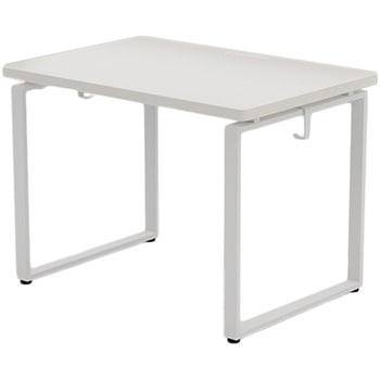 オフィスデスク ハイグレード天板 電源タップ付き 幅100/120/140cm 奥行70cm YAMAZEN(山善)