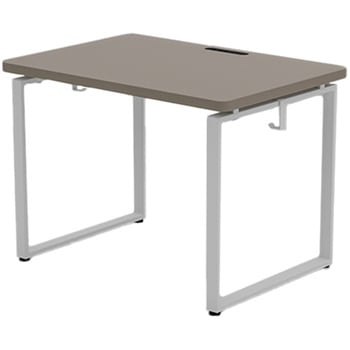オフィスデスク ハイグレード天板 電源タップ付き 幅100/120/140cm 奥行70cm YAMAZEN(山善)