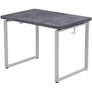 オフィスデスク ハイグレード天板 電源タップ付き 幅100/120/140cm 奥行70cm YAMAZEN(山善)