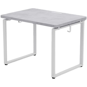 オフィスデスク ハイグレード天板 電源タップ付き 幅100/120/140cm 奥行70cm YAMAZEN(山善)