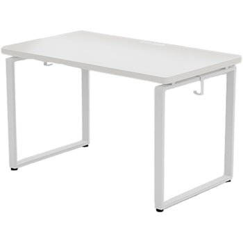 オフィスデスク ハイグレード天板 電源タップ付き 幅100/120/140cm 奥行70cm YAMAZEN(山善)