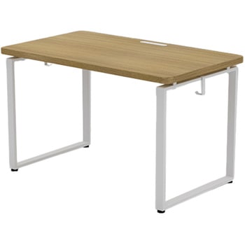 オフィスデスク ハイグレード天板 電源タップ付き 幅100/120/140cm 奥行70cm YAMAZEN(山善)