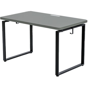 オフィスデスク ハイグレード天板 電源タップ付き 幅100/120/140cm 奥行70cm YAMAZEN(山善)