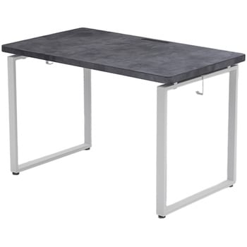 オフィスデスク ハイグレード天板 電源タップ付き 幅100/120/140cm 奥行70cm YAMAZEN(山善)