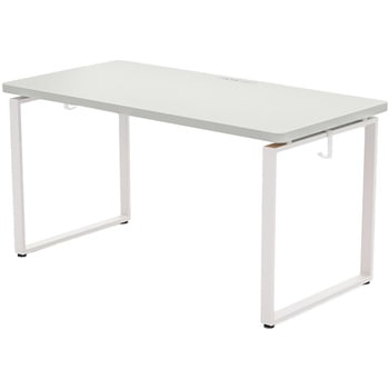 オフィスデスク ハイグレード天板 電源タップ付き 幅100/120/140cm 奥行70cm YAMAZEN(山善)
