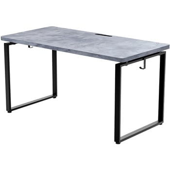 オフィスデスク ハイグレード天板 電源タップ付き 幅100/120/140cm 奥行70cm YAMAZEN(山善)