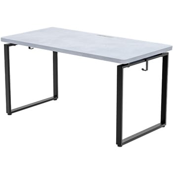 オフィスデスク ハイグレード天板 電源タップ付き 幅100/120/140cm 奥行70cm YAMAZEN(山善)