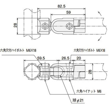 フリーコネクタ インナー型 SUS(エスユーエス)