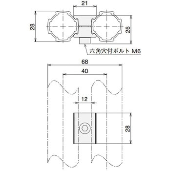 ダブルコネクタ Cキット SUS(エスユーエス)