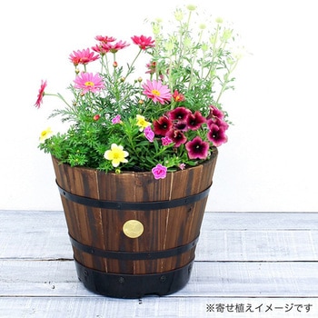 ウッドバレルプランター 深型 タカショー