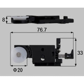 網戸戸車(部品) トステム(LIXIL)