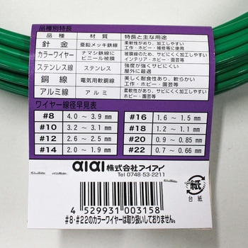 カラーワイヤー アイアイ