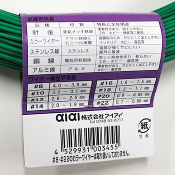 カラーワイヤー アイアイ