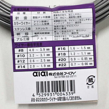 カラーワイヤー アイアイ