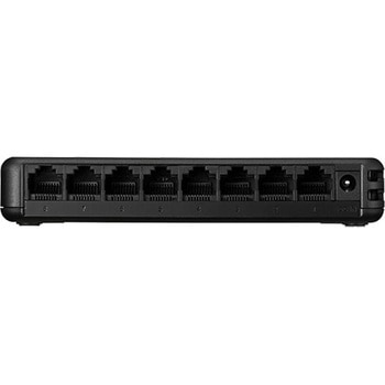 Giga8ポートスイッチ プラ筐体 マグネット付 ブラック BUFFALO(バッファロー)