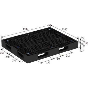 パレットD4-1114-3 サンコー(三甲)