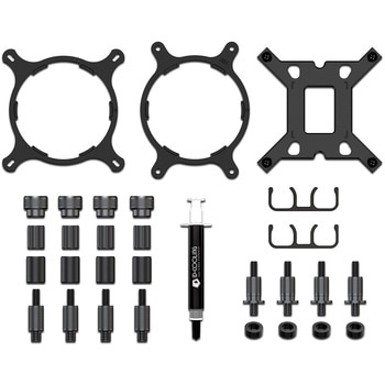 3連ファン AIO 水冷CPUクーラー ブラック アイネックス