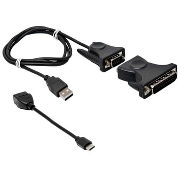 変換アダプタ USB TypeA/C to RS232C エアリア