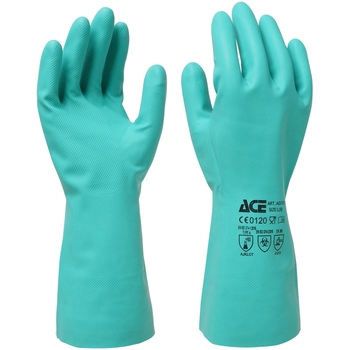 ニトリル耐化学薬品手袋 ソルベントガード ACE GLOVE(エースグローブ)