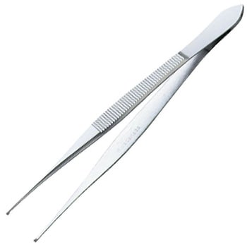 W印眼科ピンセット有鈎 渡辺医科器械製作所