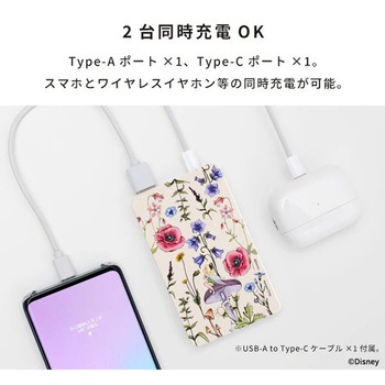 ディズニー/ピクサーキャラクター モバイル充電器5000mAh Hamee(ハミィ)