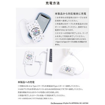 アイムドラえもん モバイル充電器5000mAh Hamee(ハミィ)