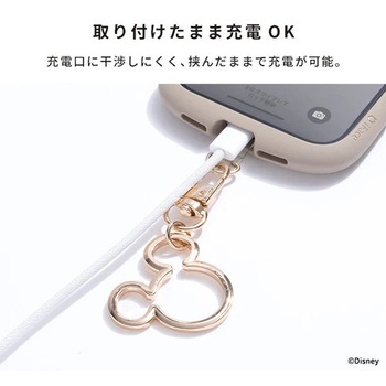 [各種スマートフォン対応]ディズニーキャラクター ストラップホルダー Hamee(ハミィ)