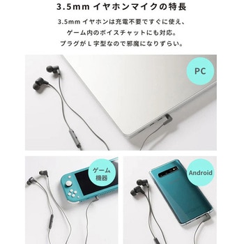 humor EARPHONES 3.5mm イヤホンマイク humor