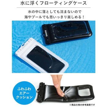 [各種スマートフォン対応]ディズニーキャラクター/DIVAID フローティング防水ケース ワイドサイズ ショルダーストラップ DIVAID