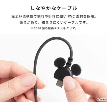 ディズニーキャラクター USB 2.0 CABLE TYPE-C to TYPE-C 1.5m Hamee(ハミィ)