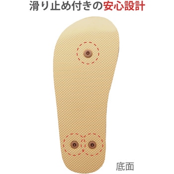 転倒予防シューズ つま先なし 竹虎