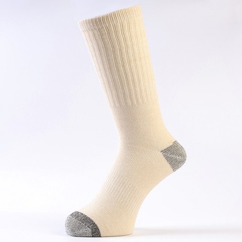 「消臭」のびのび先丸靴下4足組キナリ ハヤシ[靴下]