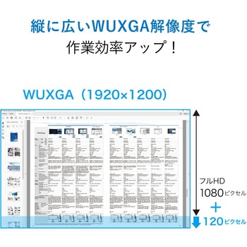 液晶ディスプレイ 24.1型/1920×1200/ホワイト - EIZO
