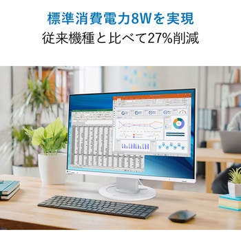 液晶ディスプレイ 24.1型/1920×1200/ホワイト - EIZO