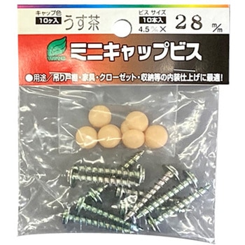 ミニキャップビス〈ビニール袋入〉 ウイング